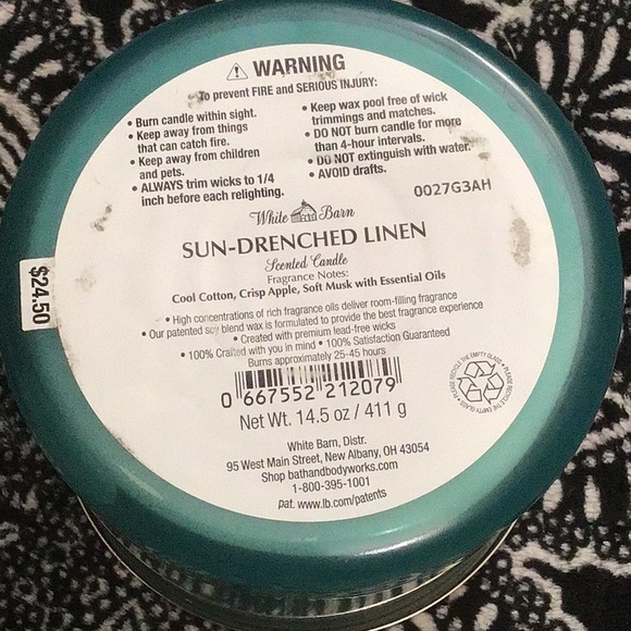 Bath and body works sun drenched linen in ombré jar - Picture 3 of 3